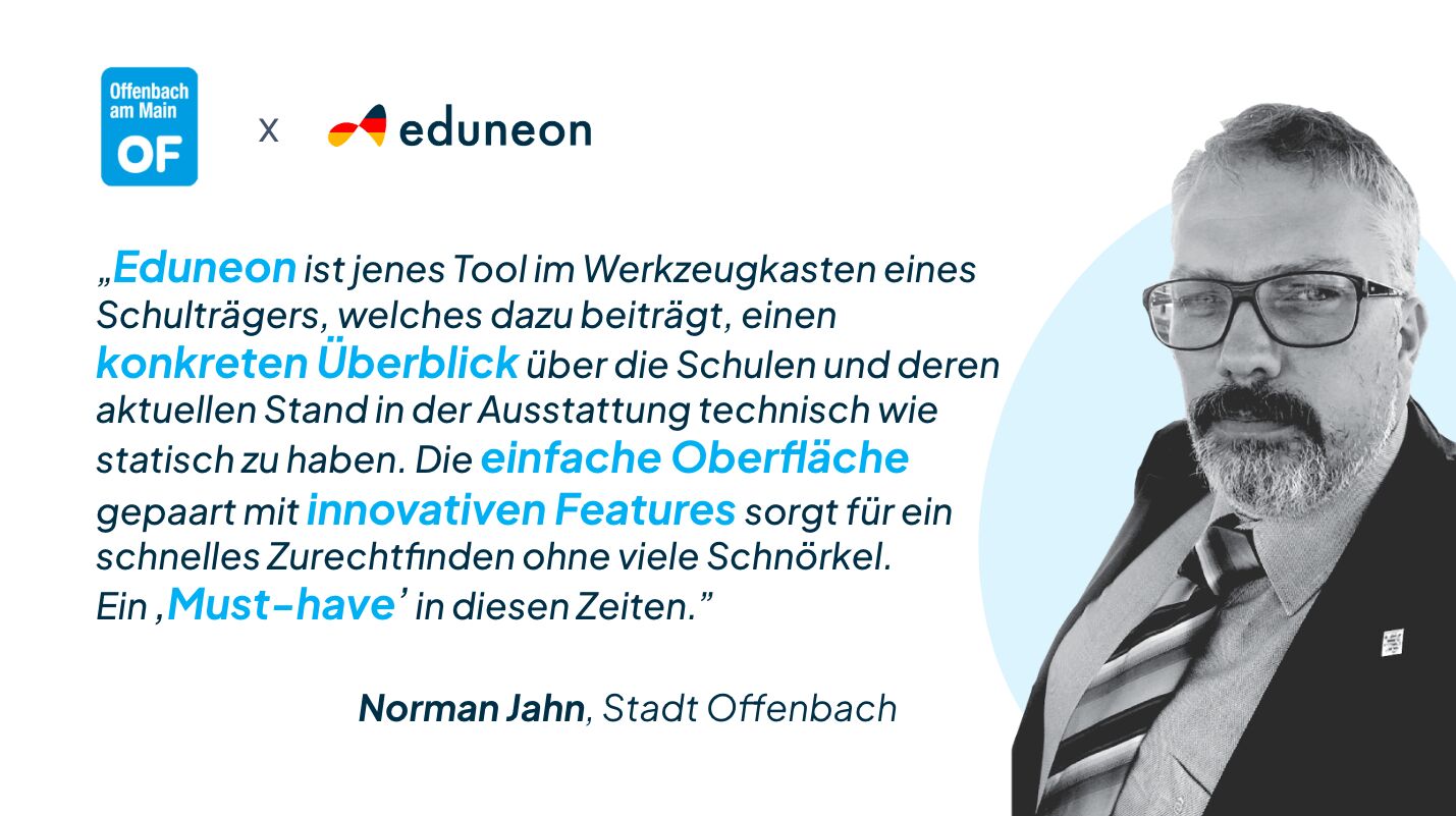 Offenbach vom Eduneon Cockpit überzeugt
